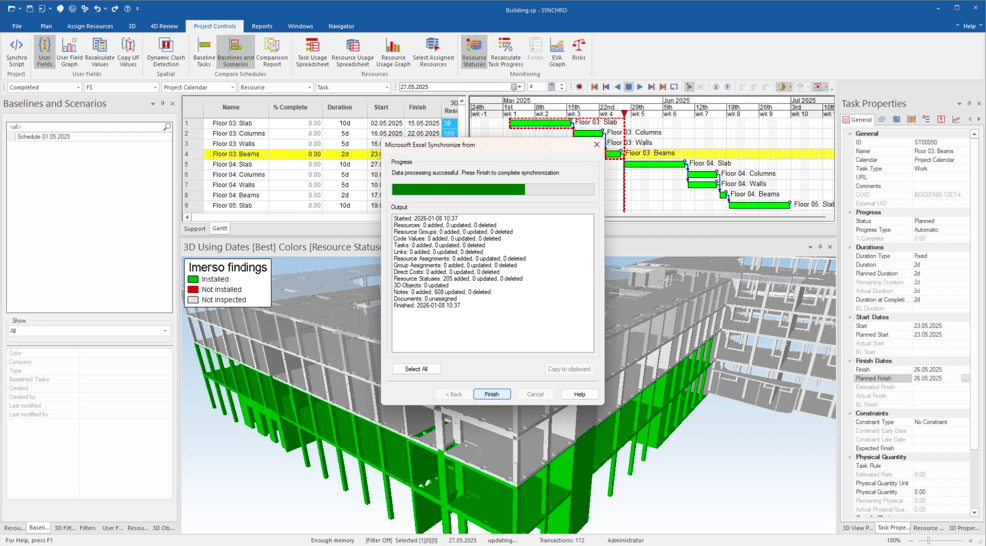 System Development Engineering Progress Tracking Automatic 4D Progress Tracking in Construction