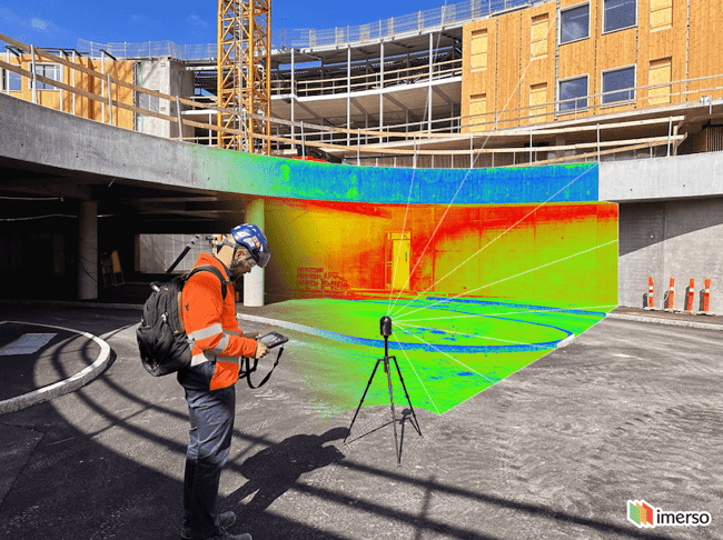 Imerso zeigt die Einfachheit vom 3D Scanning während der Bauphase