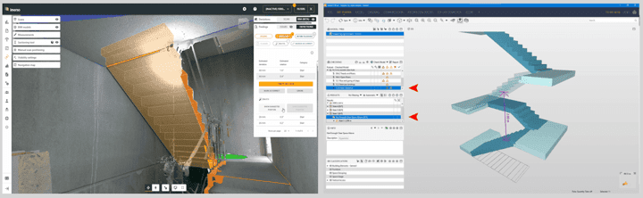 Uploading the As Built status from Imerso into Solibri uncovered severe compliance violations: resolving this case will require onsite rework - Lean.