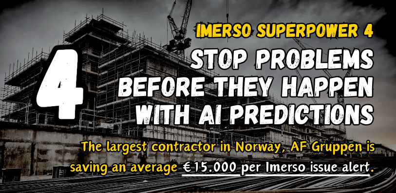 construction project savings with Imerso for AF Gruppen
