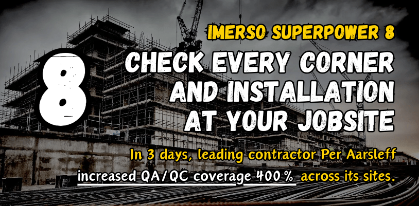 Improve construction quality management with Imerso