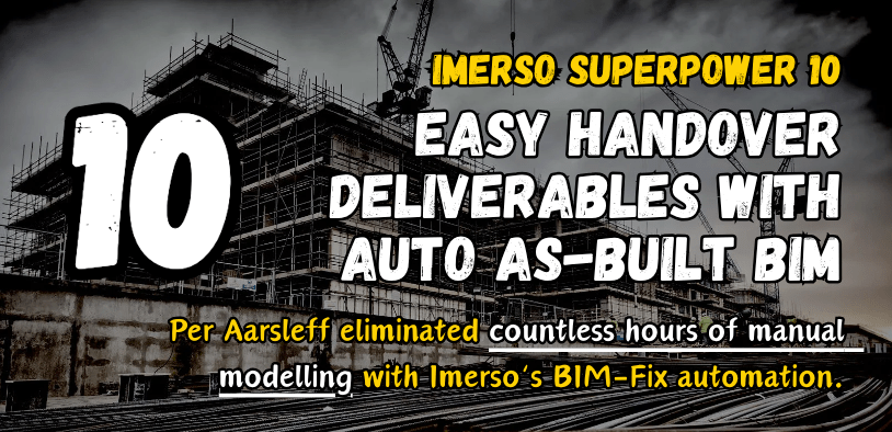 As Built to BIM automated with Imerso