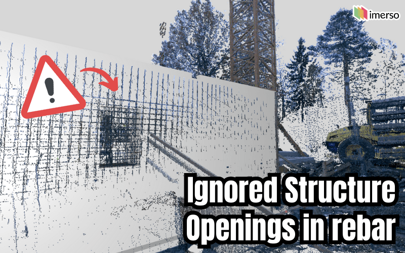 Structure rebar issues found by Imerso